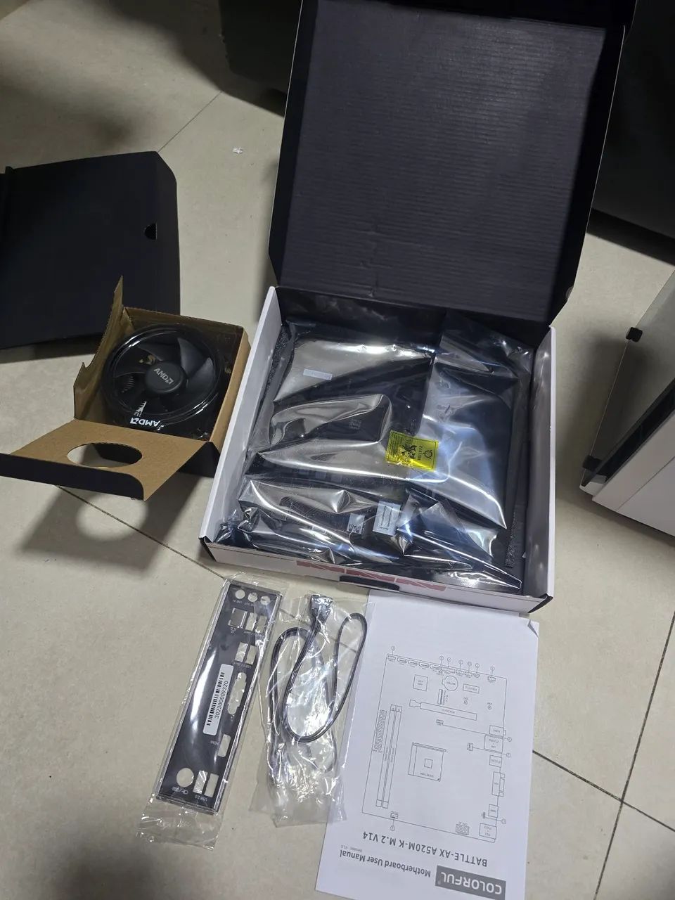 Kit Upgrade Ryzen 5 5600x + Placa mãe A520 (Nunca Usada) + Cooler Box