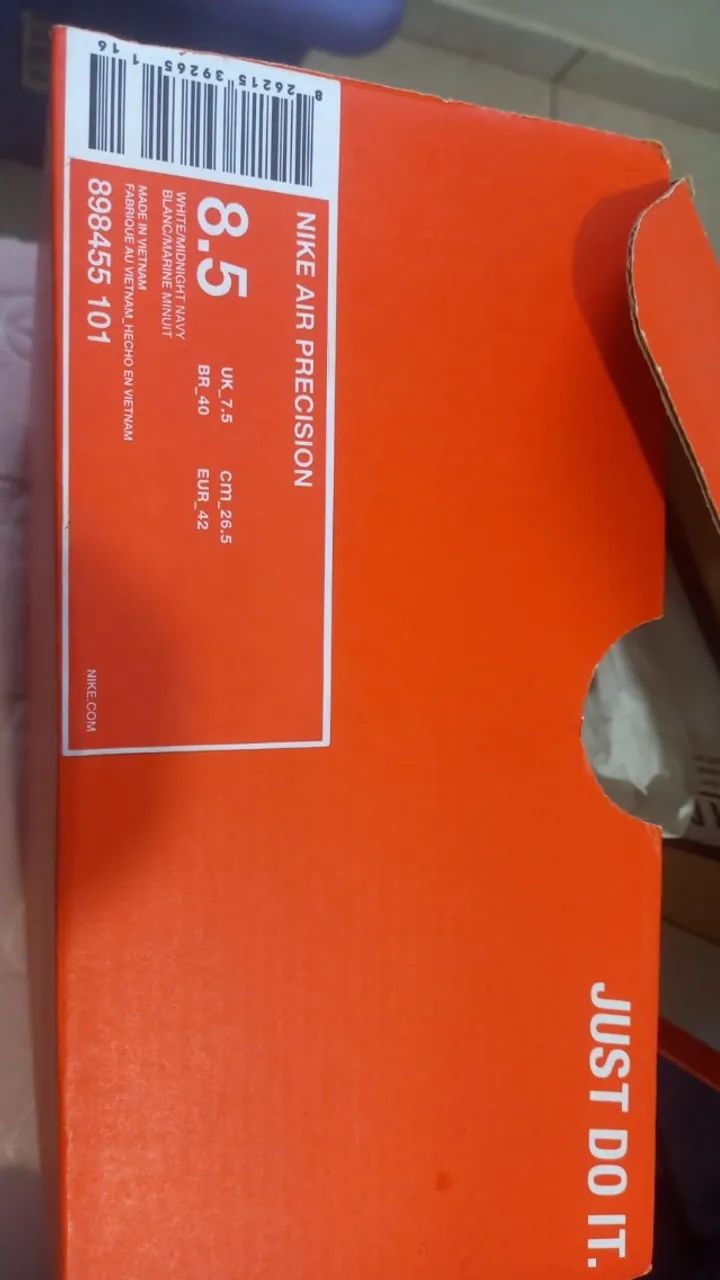 Tênis Nike Air Precision branco Número 40 seminovo. - Foto 6