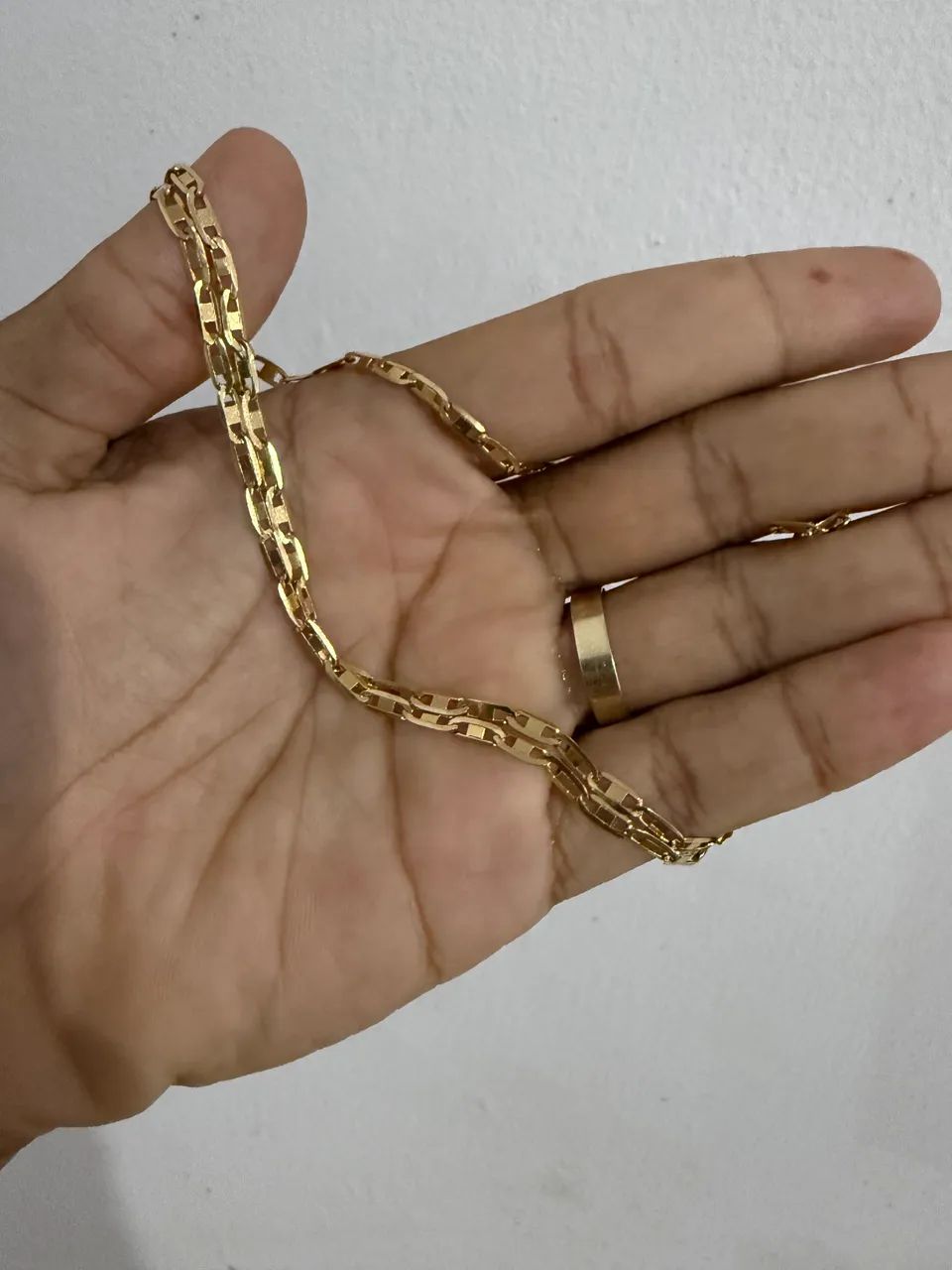 Vendo corrente de ouro piastrine - Foto 3