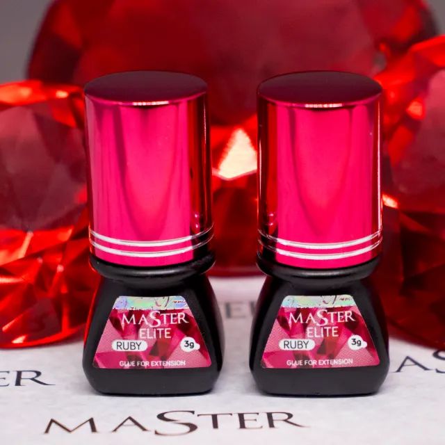 Cola Master Ruby elite 3 ml cola para extensão de cílios - Foto 2