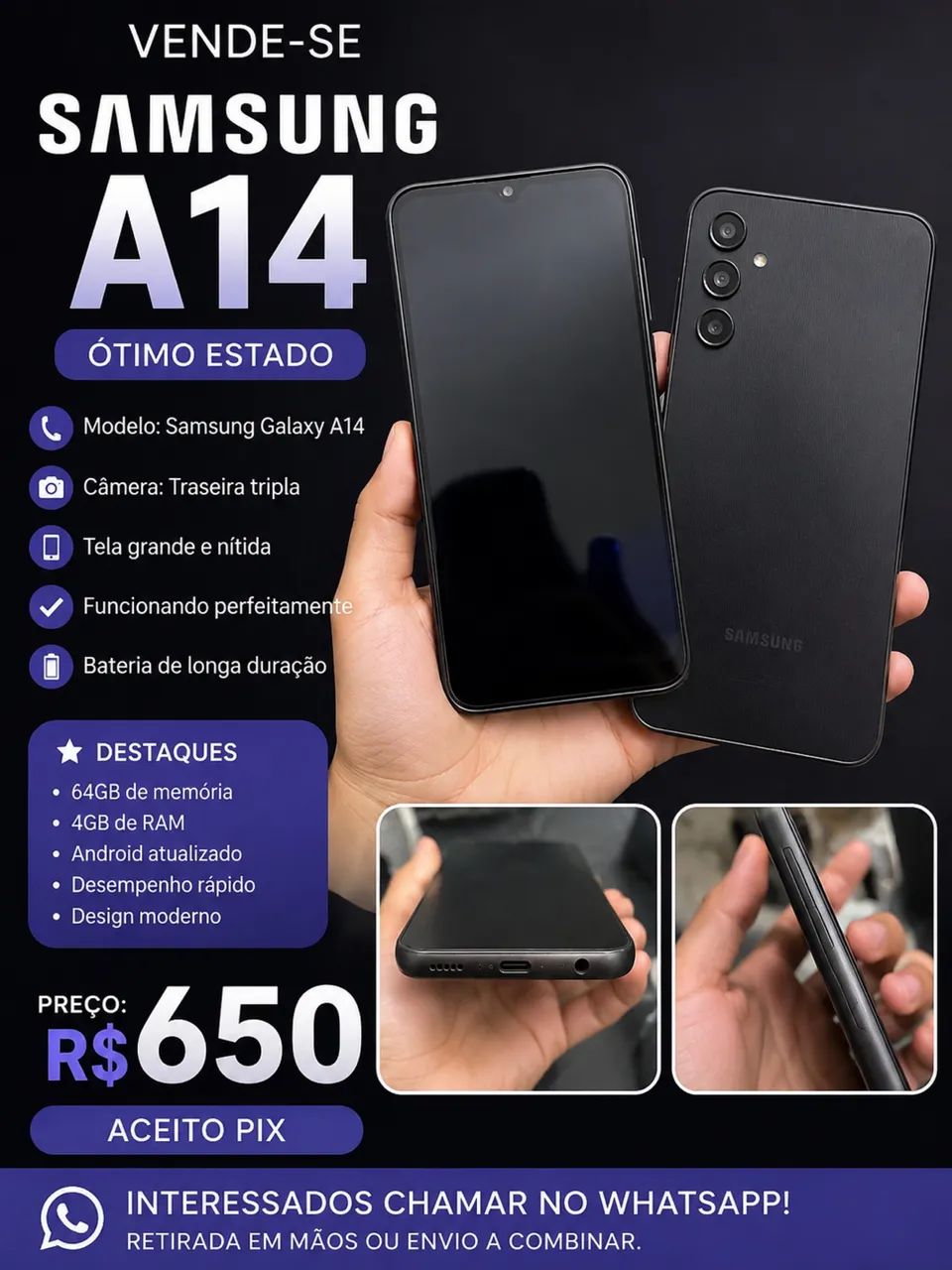 Celular Samsung A14