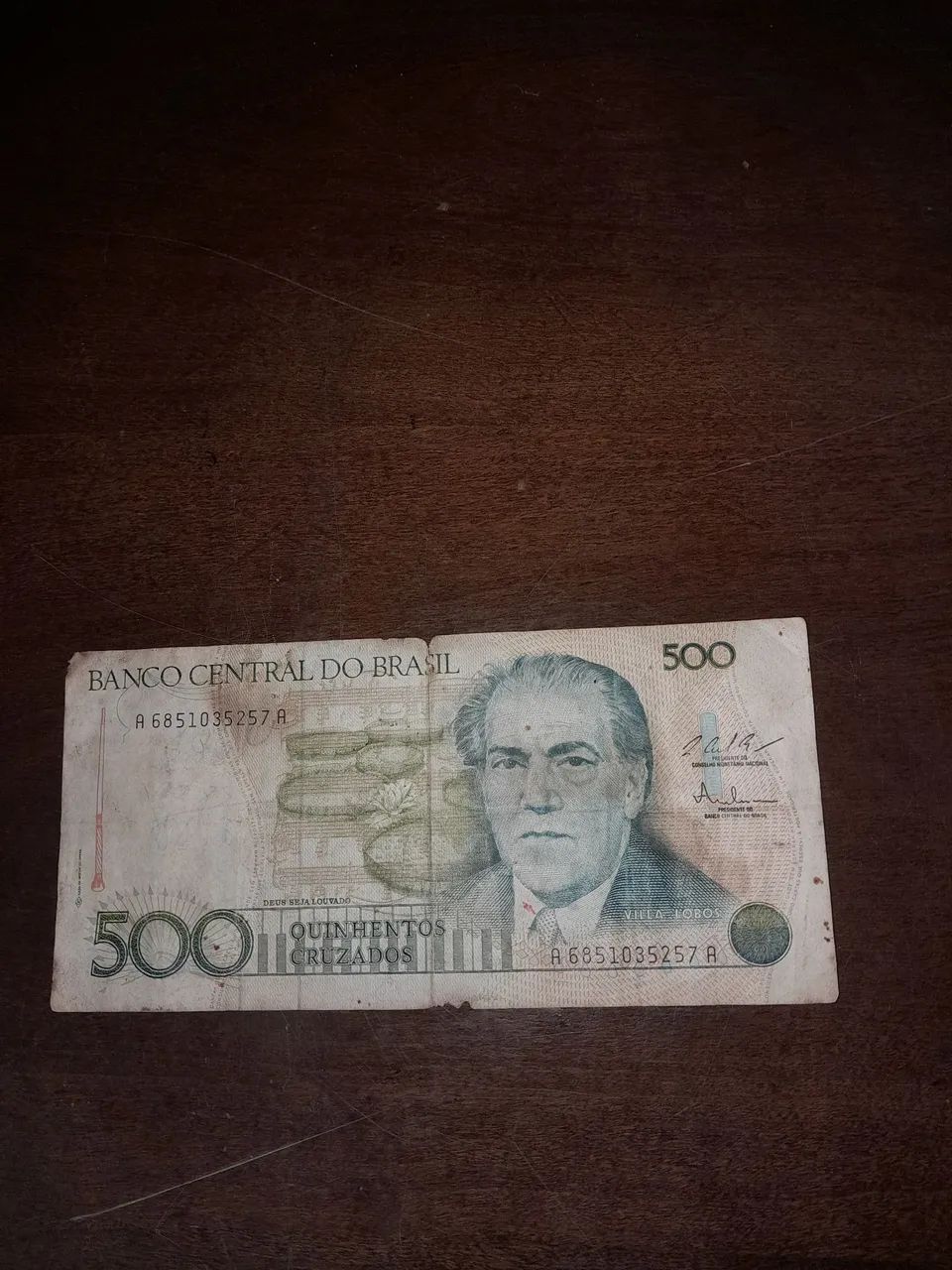 Cédula para colecionador