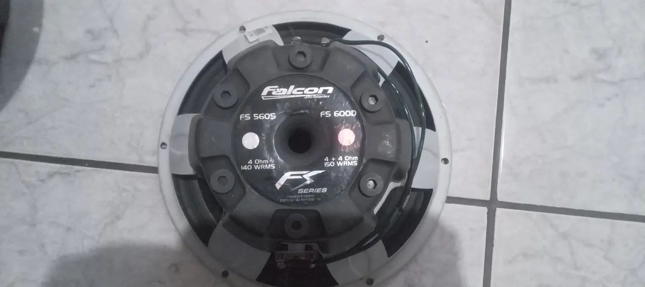 Par Subwoofer 10 polegadas 300rms bobina dupla Falcon  - Foto 2