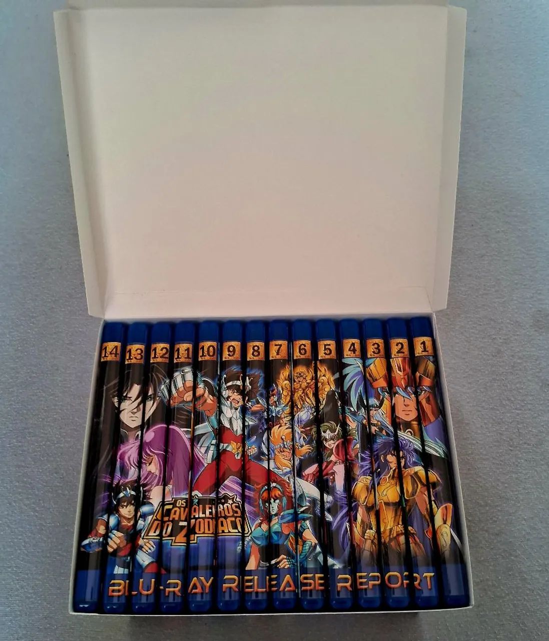 Coletânea Blu-ray Box Cavaleiros do Zodíaco - DVD, Blu-Ray e Vídeo