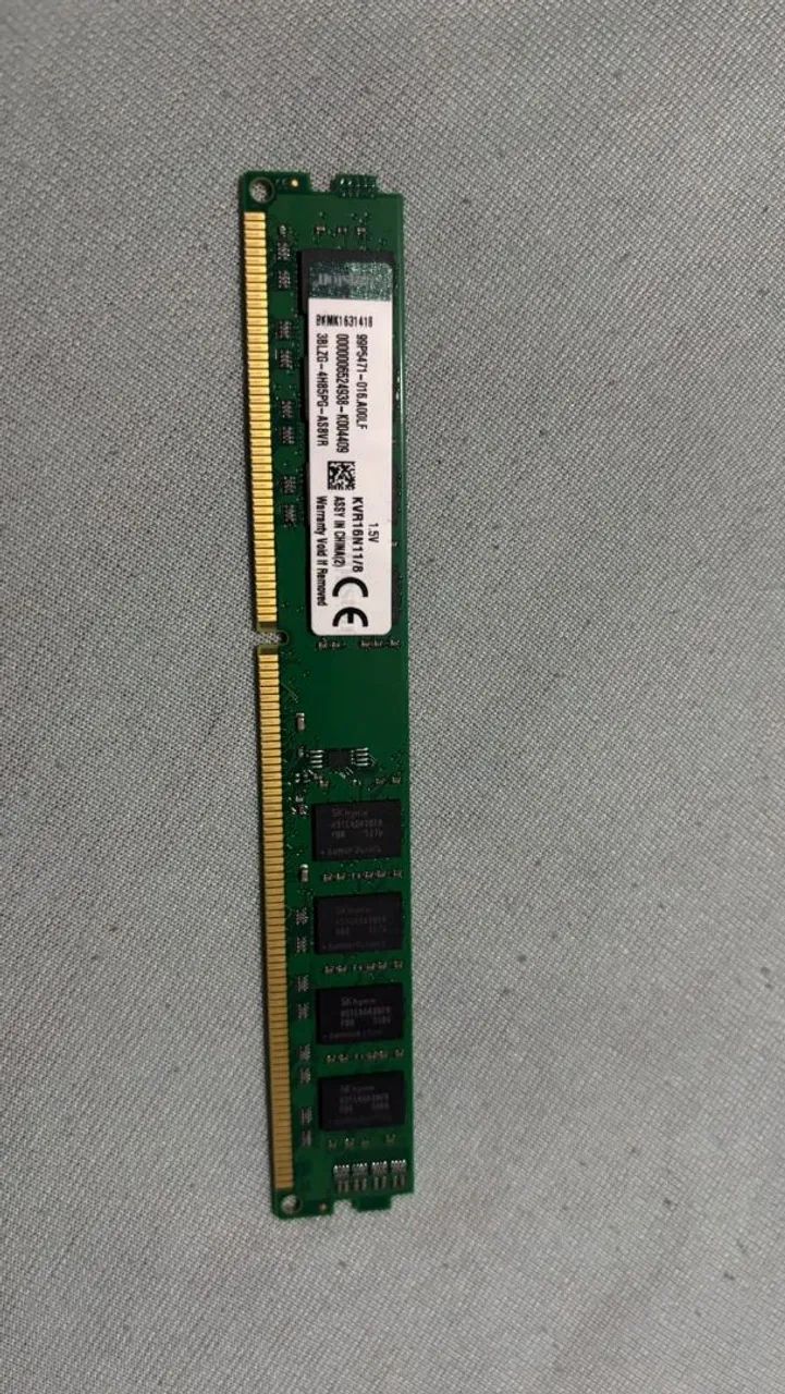 Memória Ram 8gb DDR3