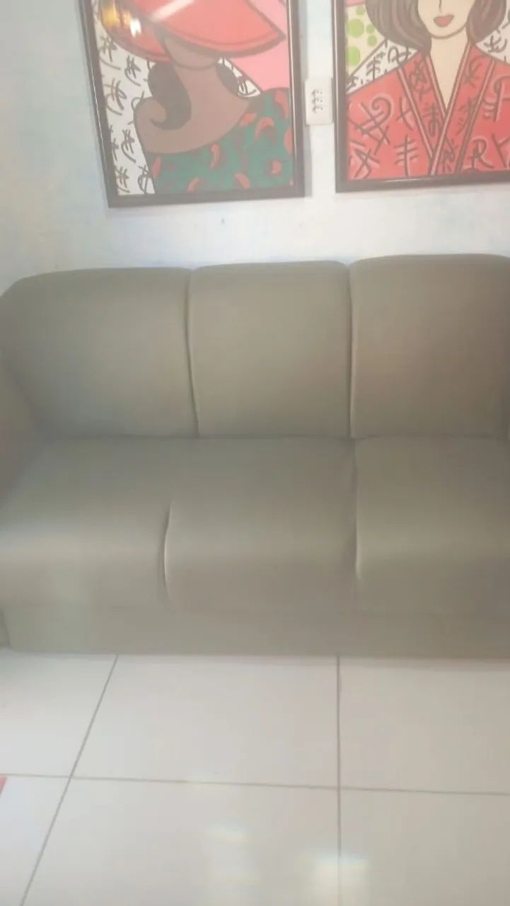 sofá bem conservado 