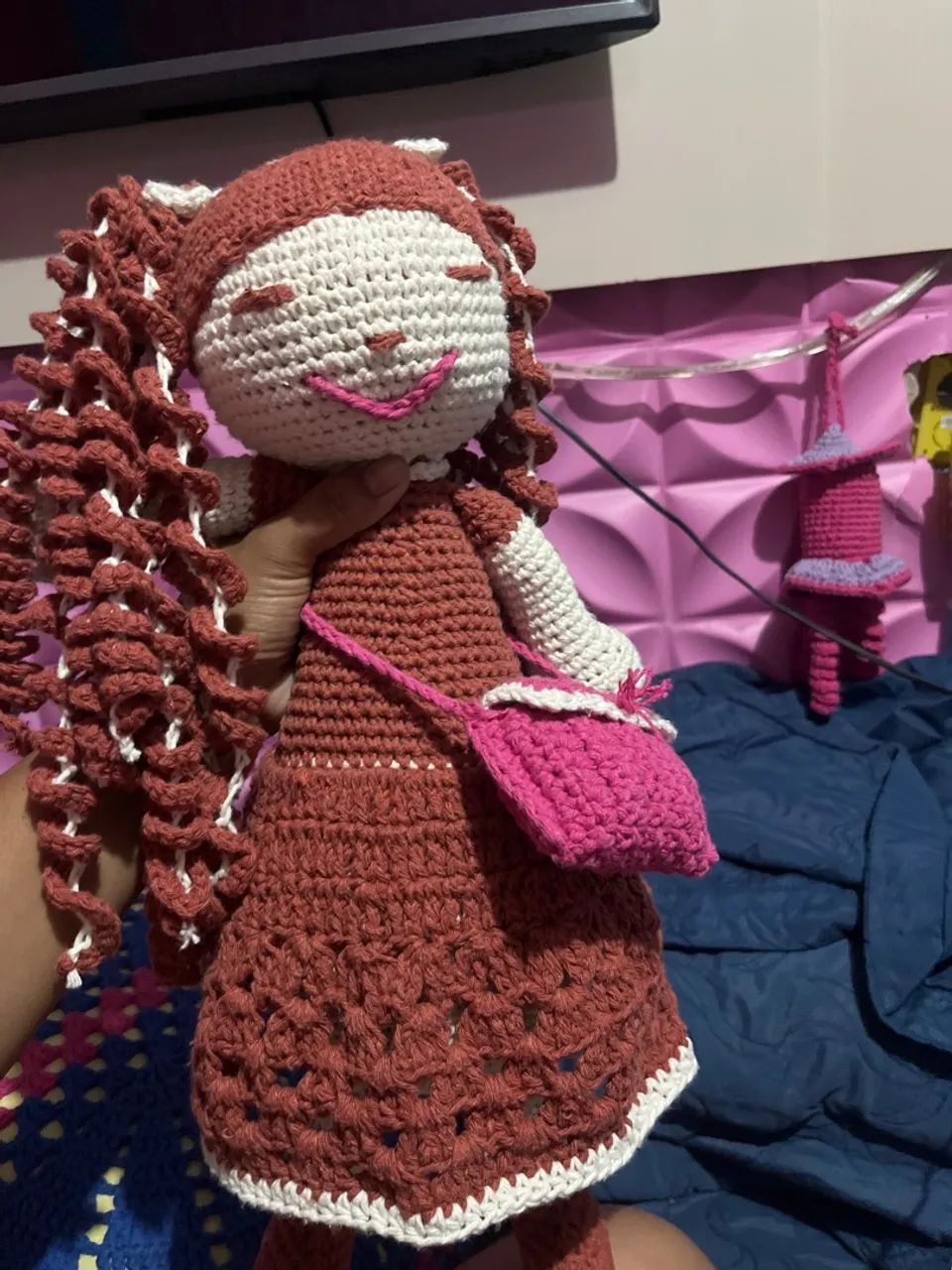 Boneca de crochê 