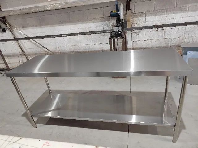Bancada de Trabalho Profissional em Aço Inox 1,80x0,70x0,90  - Foto 2
