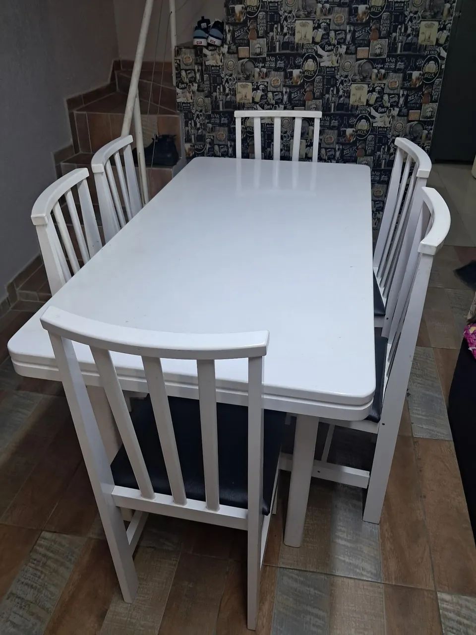 Vendi mesa de jantar 6 cadeiras muito nova  - Foto 2