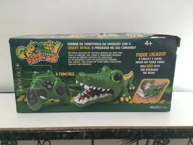 Crocodilo de Controle Remoto Crocky Attack