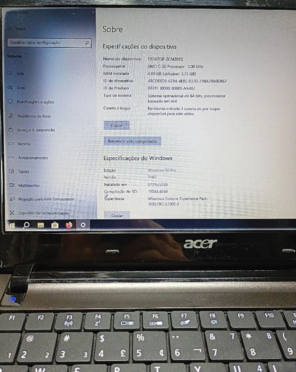 NETBOOK ACER ASPIRE ONE - Foto 4