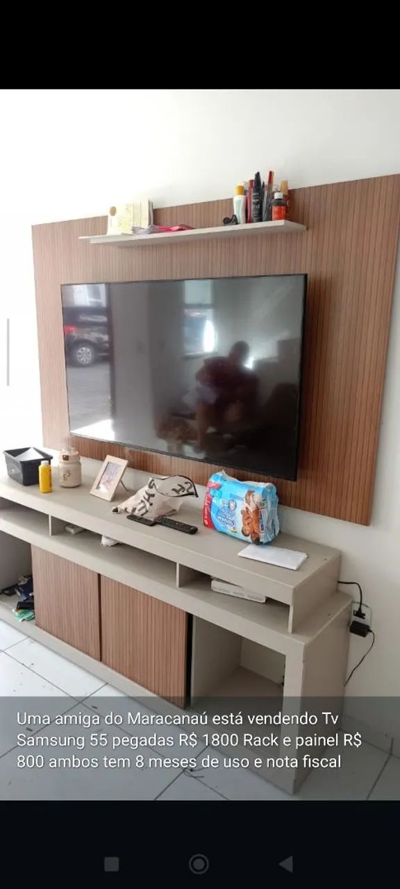 Tv Samsung 55 polegadas Rack+painel 