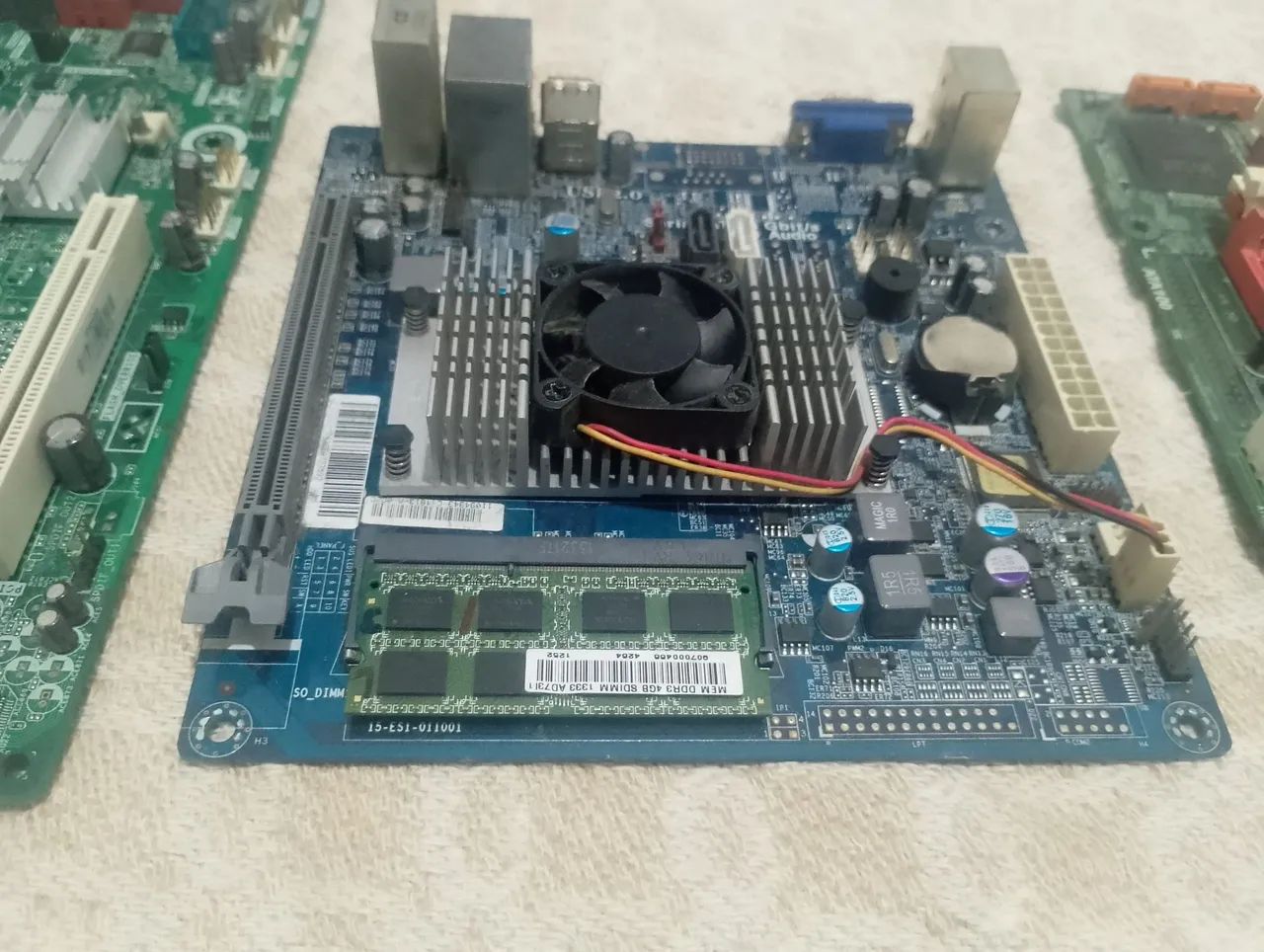 Placa Mãe kit completo. LGA 1156/LGA775/ mini ITX  - Foto 3