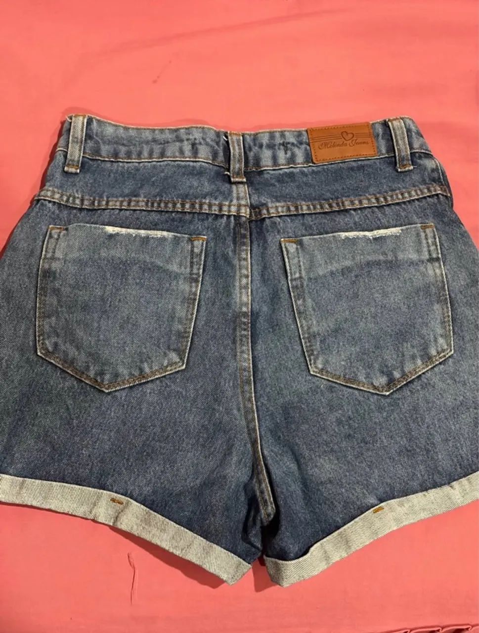Short jeans tamanho 36 - Foto 2