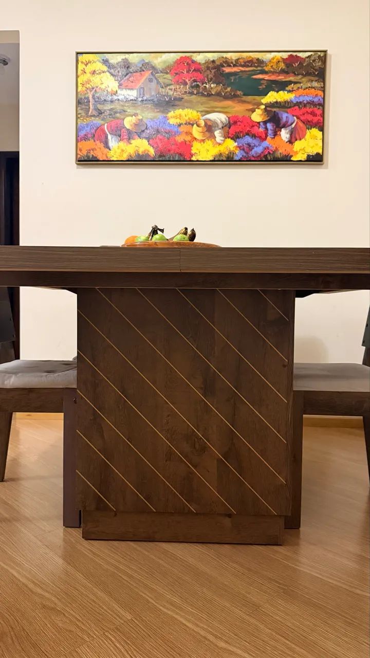 Mesa de jantar 6 lugares com cadeiras  - Foto 3