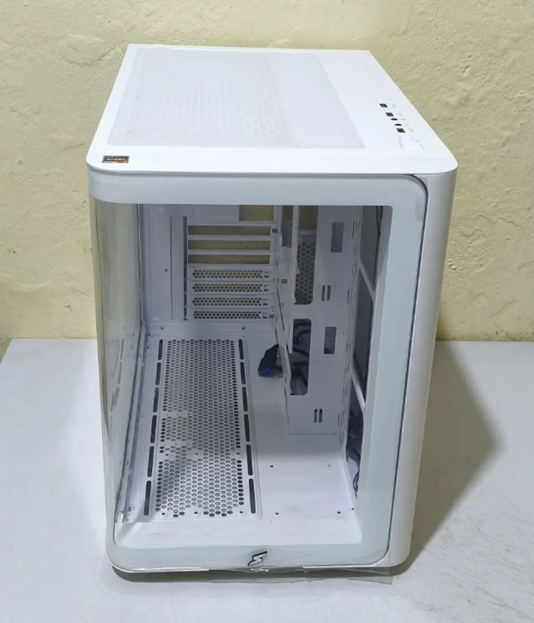 Gabinete SuperFrame Power Cube Cristal White - Foto 3