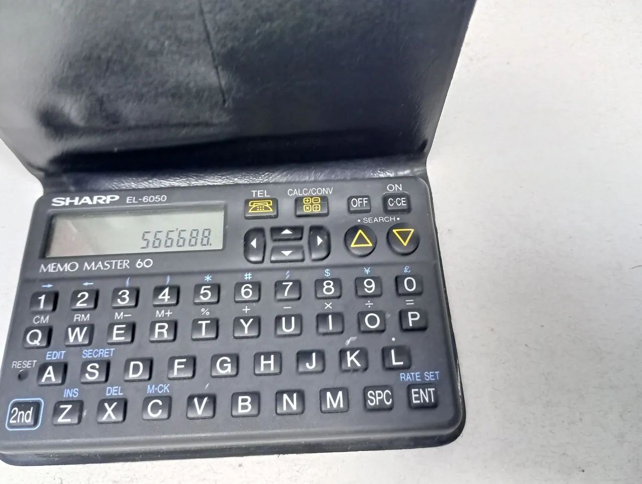 Agenda Calculadora Eletrônica Vintage Sharp EL-6050 - Funcionando - Foto 2