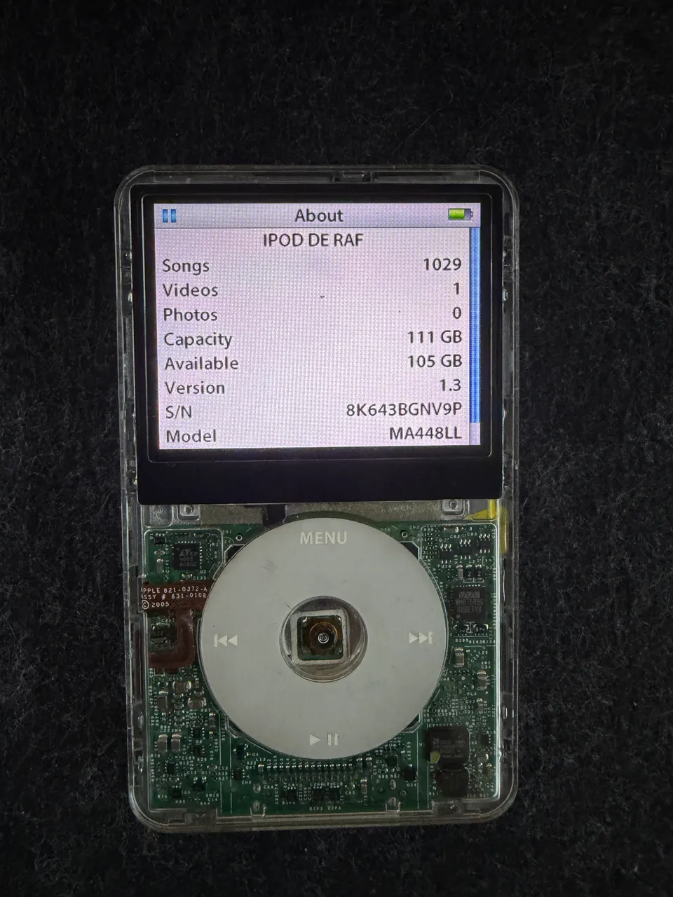 ipod classic preto