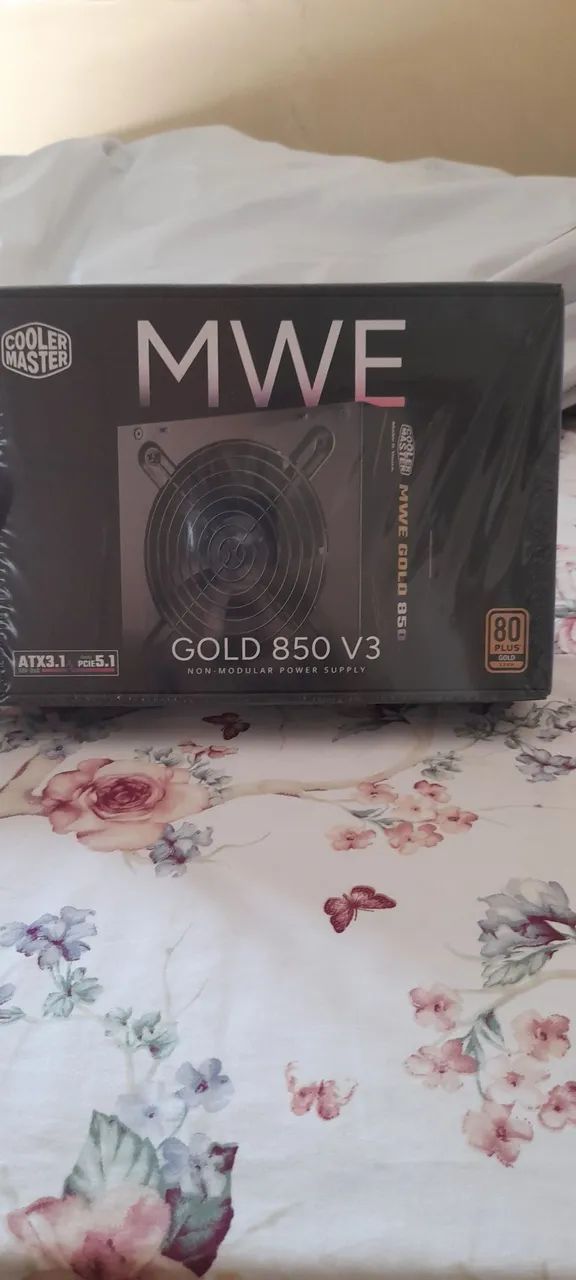 Fonte de alimentação MWE GOLD850 V3 /80 PLUS