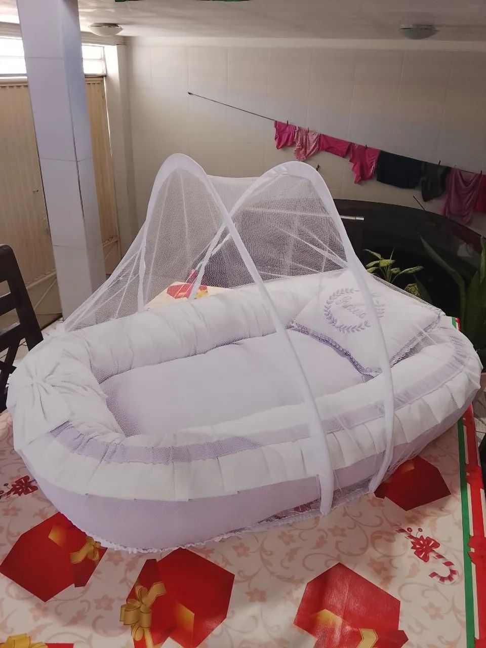 Ninho Redutor para Bebê com Mosquiteiro - Lilás - Foto 3