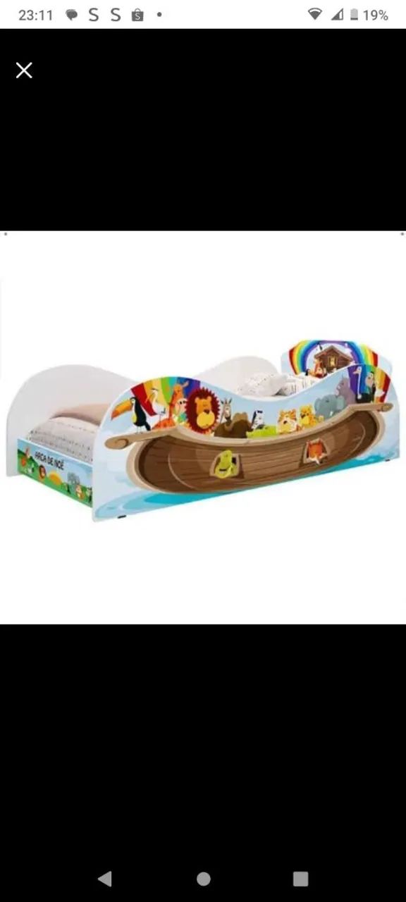 Cama infantil com colchão  - Foto 5