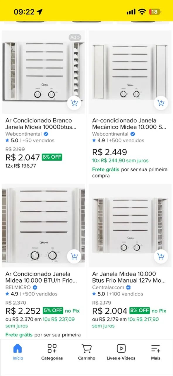 Ar condicionado 