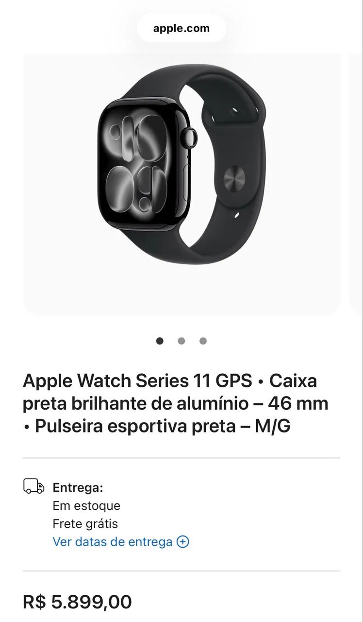 Apple Watch série 11 GPS 46mm - Foto 4