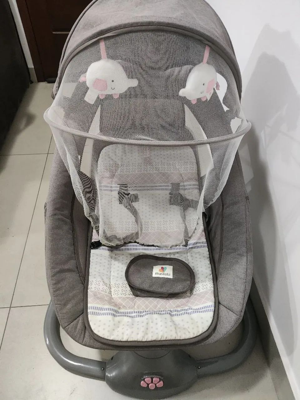 Cadeira de bebê elétrica automática de balanço