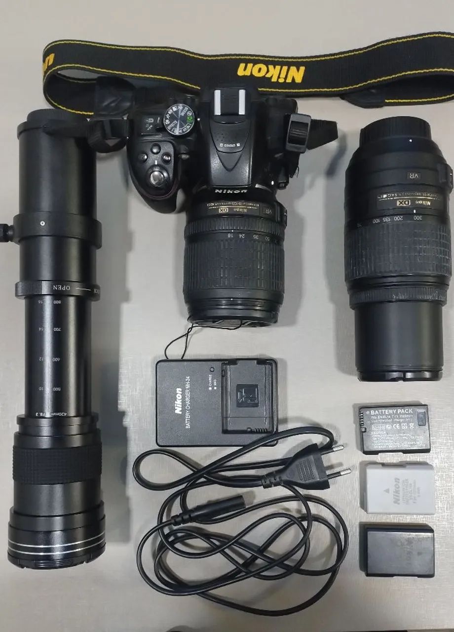 Nikon D5300 + lentes