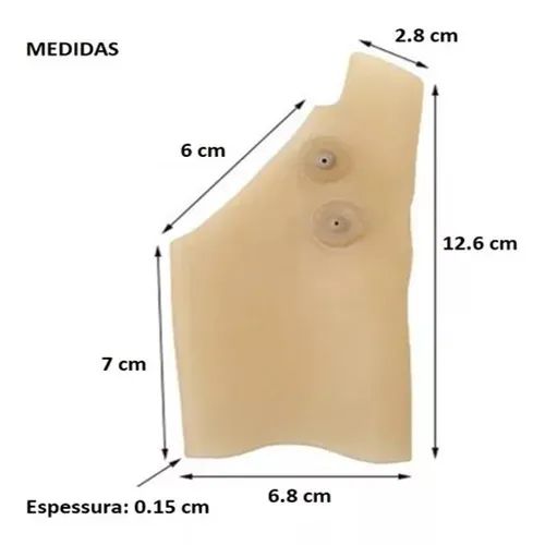 LUVA MAGNÉTICA DE SILICONE PARA PULSO E MÃO - Foto 3