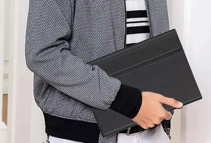 Capa + Teclado Bluetooth Iluminado RGB Case para Samsung Galaxy Tab A9+ Plus 11 Polegadas - Foto 5