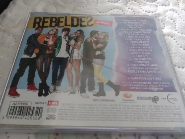 Rebeldes ao vivo cd lacrado  - Foto 2