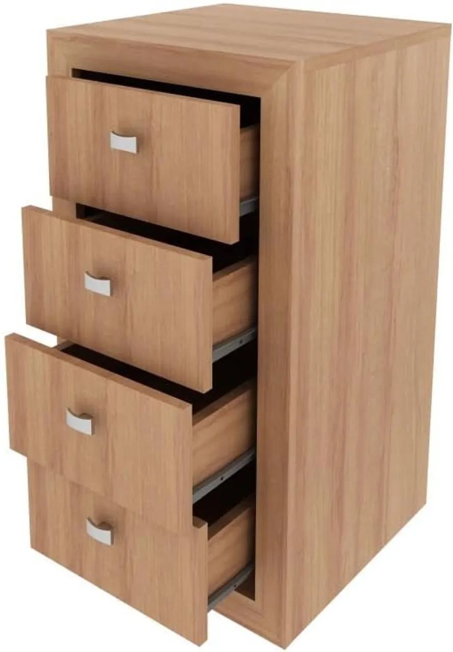 GAVETEIRO VERTICAL MDF 4 GAVETAS - Foto 3