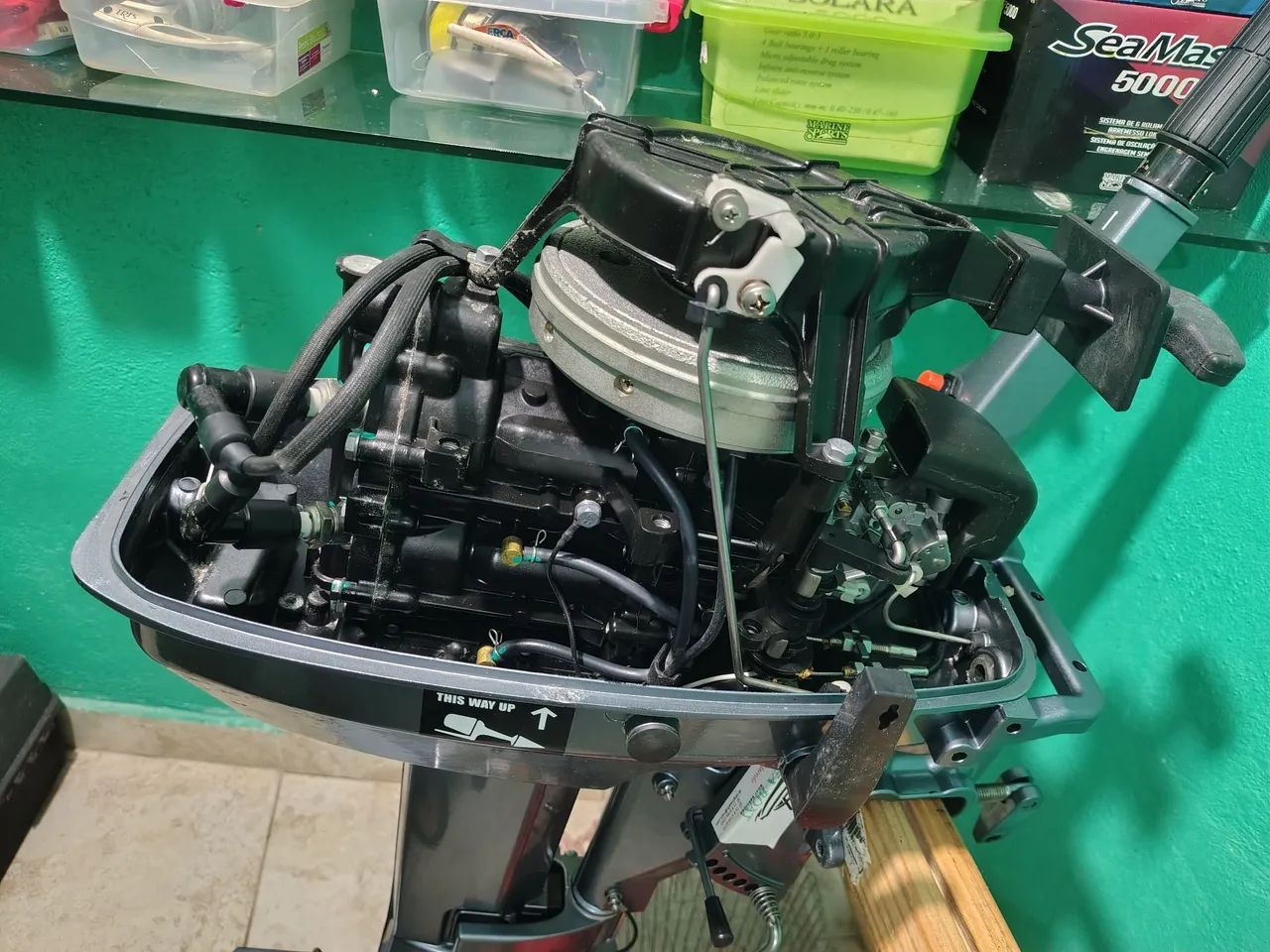 Motor de popa - hidea 9,8 hp - Foto 4
