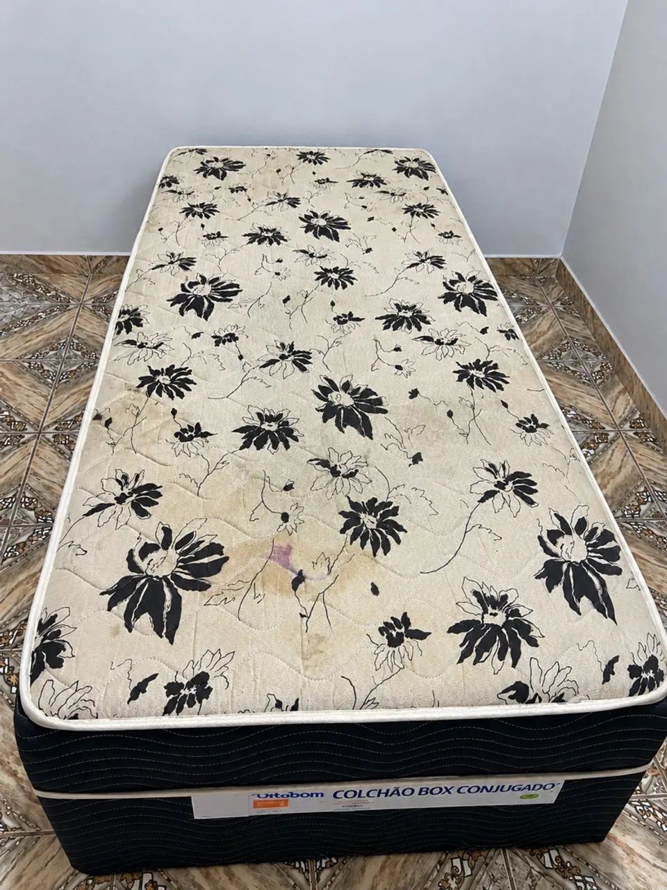 CAMA BOX SOLTEIRO ORTOBOM