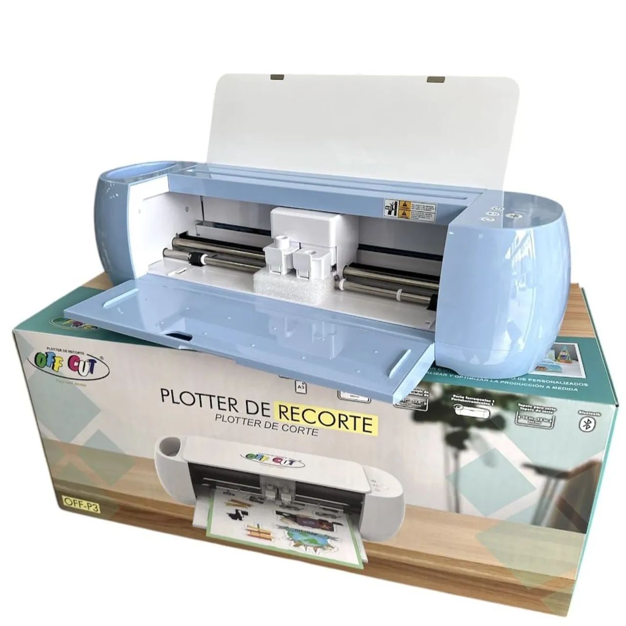 Plotter de Recorte Off Cut A3 Azul- OFF PAPER