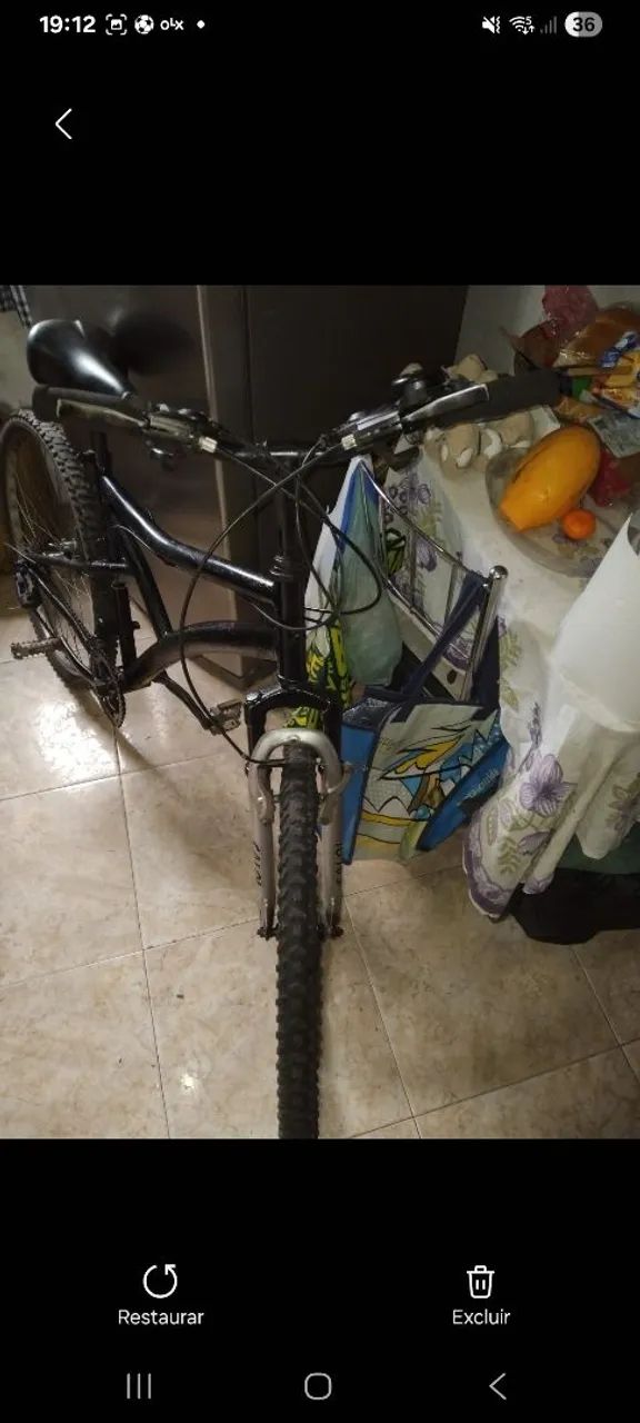 Bicicleta de ferro aro 26 antiga  - Foto 3