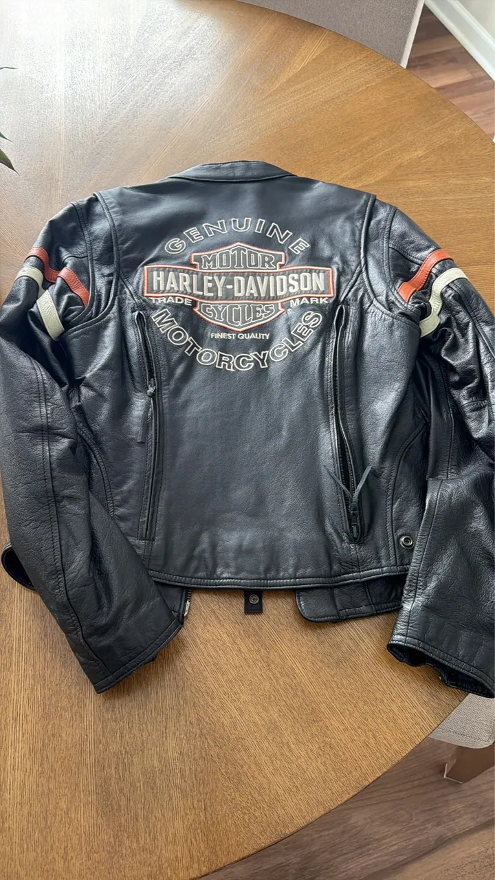 Jaqueta Harley-Davidson Feminina Couro Screamin Eagle Racing