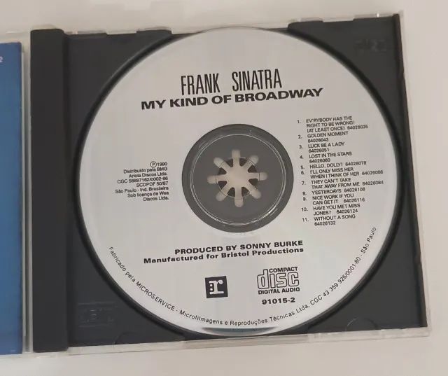 CD - Frank Sinatra - My Kind Of Broadway (Original) - Foto 3