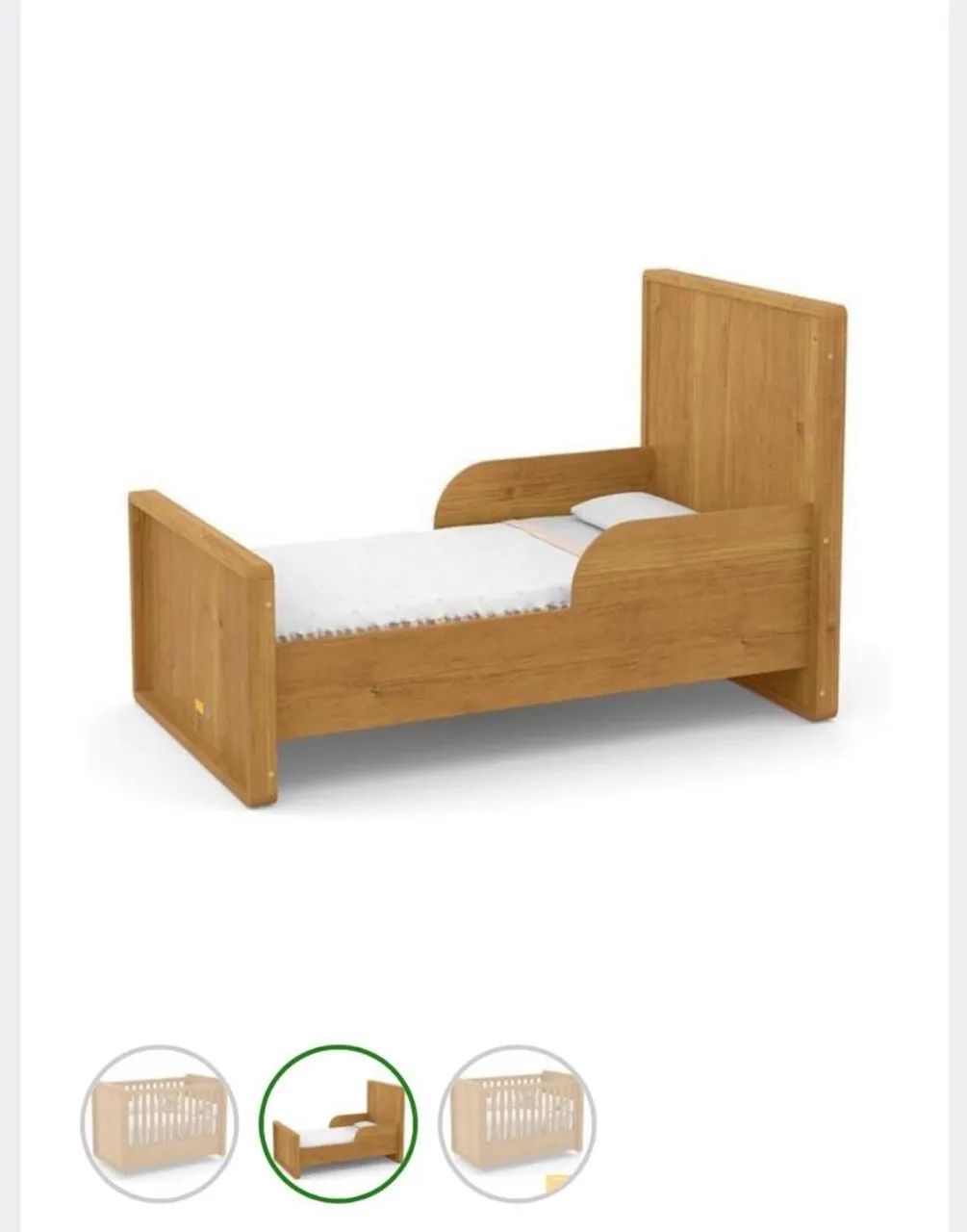 Berço evolutivo com colchão  - Foto 2