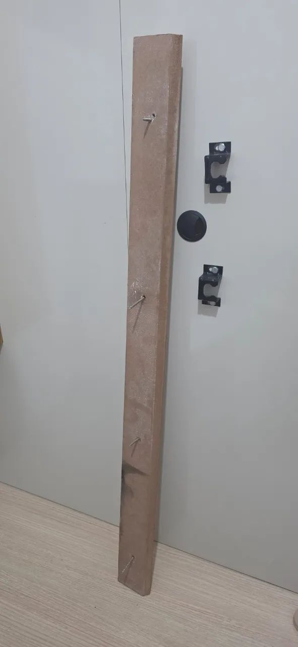 Painel para TV até 55" com nicho e 2 prateleiras - Foto 5