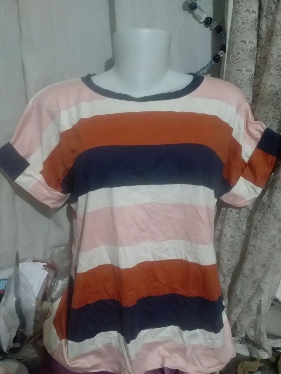 Blusa com listras feminina 