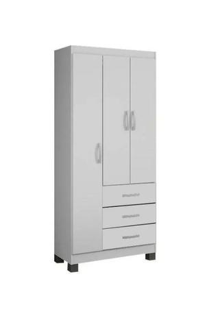 Guarda-roupa, Roupeiro Salleto Ônix Com 3 Portas E 3 Gavetas (Em Até 12 X Sem Juros) - Foto 5