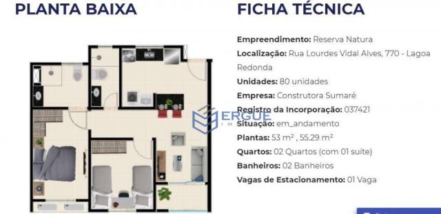 Apartamento residencial à venda, Lagoa Redonda, Fortaleza. - Foto 8