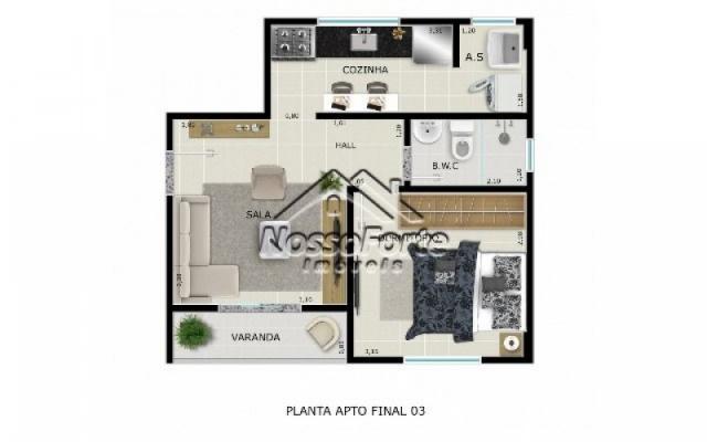 Lançamento Apartamento a 1 quadra do mar em Praia Grande - Foto 5