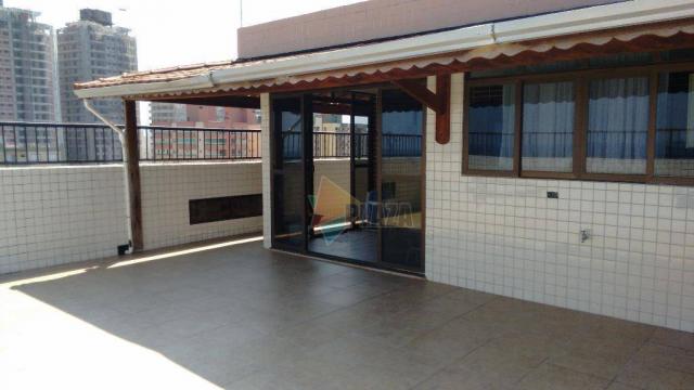 Cobertura com 3 dormitórios para alugar, 256 m² por r$ 5.000/mês - canto do forte - praia - Foto 5
