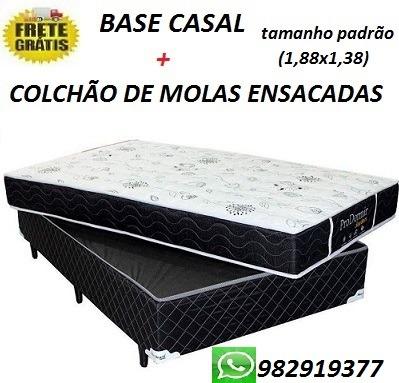 Receba No Mesmo Dia!!Base +Colchão de Molas Ensacadas(Novo)Apenas 989,00