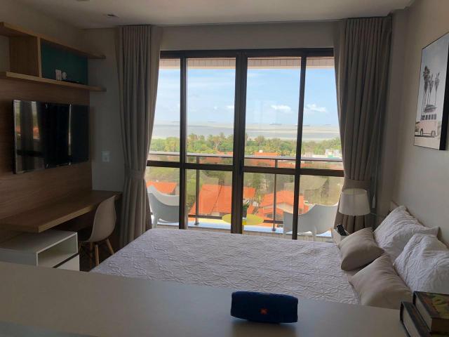 Alugo apartamento de 1 quarto, vista mar,