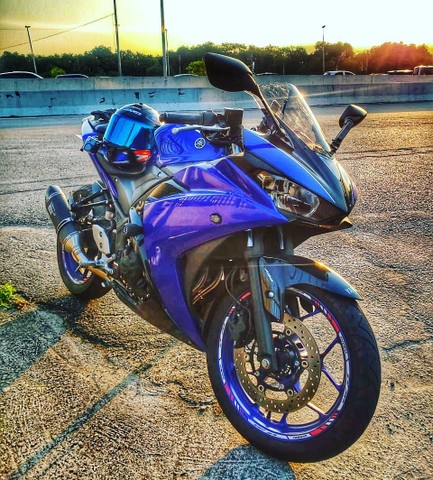 YAMAHA R3 2019 COM 4000 EM ACESSÓRIOS