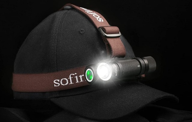 Lanterna Sofirn SP40 1200l de Mão com acessório para cabeça - Foto 3